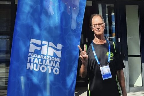 Mastersschwimmer Manfred Zehr wird Vize Europameister