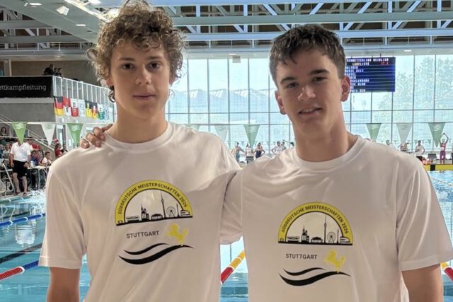 GTS Schwimmer holen erneut Edelmetall bei Süddeutschen